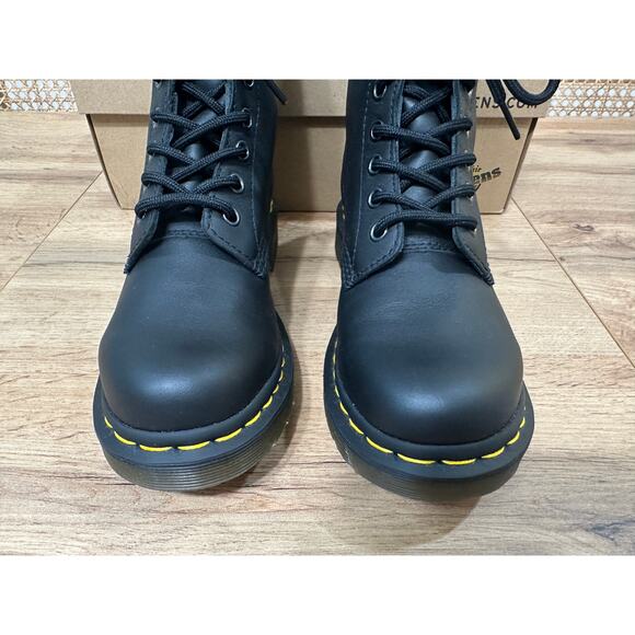 Dr. Martens 1460 Pascal Ambassador Soft Leather Boots Black Size 6 L 5 M NIB - Picture 7 of 16
